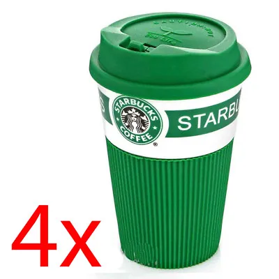 £116.95 • Buy 4 X Starbucks Drinking Travel Mug Coffee Thermal Insulated Tea Cup Xmas Gift