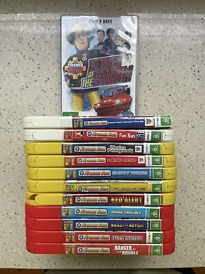 ABC Kids Fireman Sam DVDs Bundle X12 Stand Alone Movies. Tested And Working. • $34.99