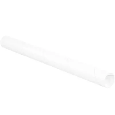 BP2018W Mailing Tubes With Caps 2  X 18  White (Pack Of 50) • $94.99