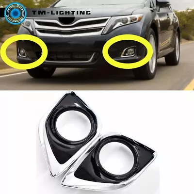 For Toyota Venza 2013-2016 Front Bumper Fog Light Lamp Cover Right&Left Side • $17.51