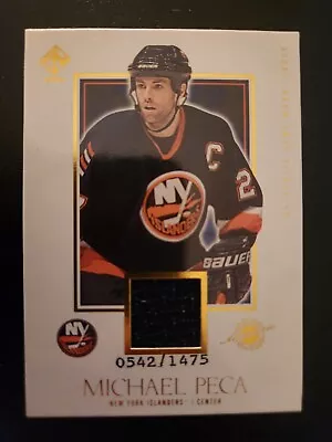 Michael Peca 2003 Pacific Authentic Game-Worn Jersey /1475 Islanders #131 • $7.98