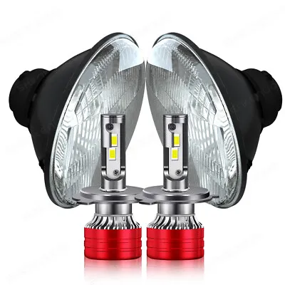 Fit For Chevy Bel Air 54-59 Headlights 7'' Inch LED Headlamps Hi/Lo Beam Lights • $119.99