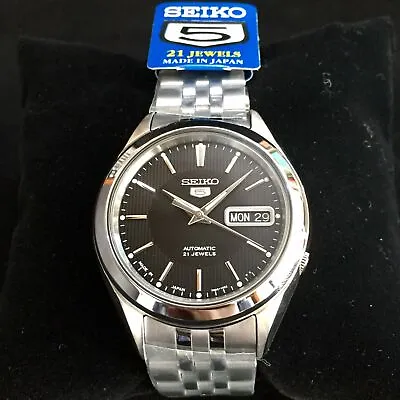 SEIKO 5 SNKL23 SNKL23J1 21 Jewels Automatic Japan Made 30m WR Box & Warranty ! • $158.99