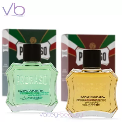 PRORASO (Green Red After Shave Sandalwood Eucalyptus Lotion 100ml) • $15
