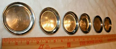 Antique Udall & Ballou Sterling Under Plates Set Of 6 Monogrammed H • $350