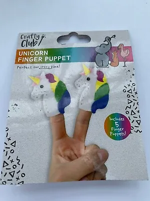 Kids Unicorn Finger Puppet Sewing Kit Childrens Sewing UK Seller • £3.50