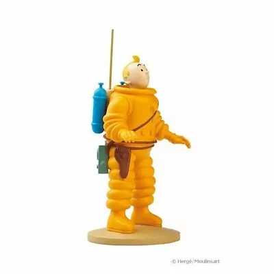 Tintin Astronaut Resin Figurine Official Tintinimaginatio Product New • $33.99