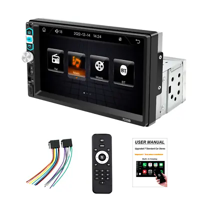 7in Touch Screen Car MP5 Player Stereo Radio Bluetooth FM Mirror Link AUX USB • $69.20