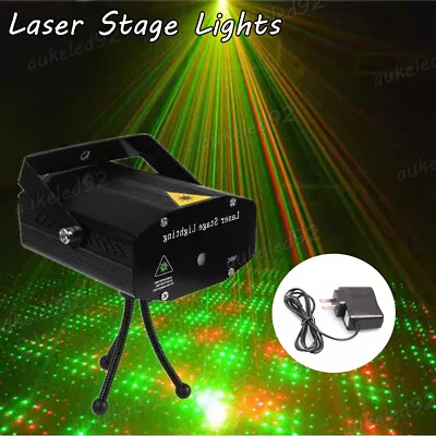Laser Projector Stage Light LED MINI DJ Disco KTV Show Party R&G Lighting Xmas • $15.89