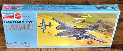 Monogram US Navy F7F Tigercat 1:72 Model Kit#68137 Complete VTG 1968 • $24.99