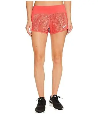 NIKE Dry Running Short Women's Clothing Siren Red/Light Fusion Red S • $46.32