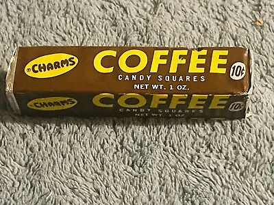 $29.44 • Buy Vintage 1960’s CHARMS COFFEE Candy Squares Roll 10¢ Package Unopened/Sealed WOW