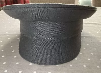 Vintage Grey Military Peaked Cap / Hat Without Badge Possibly RAF • £9.99