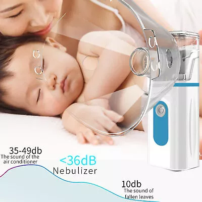 Steam Atomizer Simple Operation Ergonomic Design Handheld Mesh Inhaler Mist • $14.82