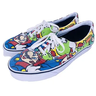 Nintendo X Vans Era Mario And Friends Skate Shoe Mens Size 12 Super Mario Bros • $129.99
