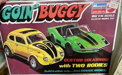 Monogram 5990 1971 GOIN’ BUGGY CUSTOM VOLKSROD VOLKSWAGEN KIT McM FS • $299.88