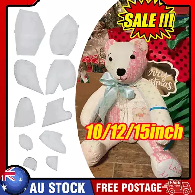 Memory Bear Template Ruler Set (10 PCS) DIY Hand Memory Bear Stencil Ruler Set M • $3.96