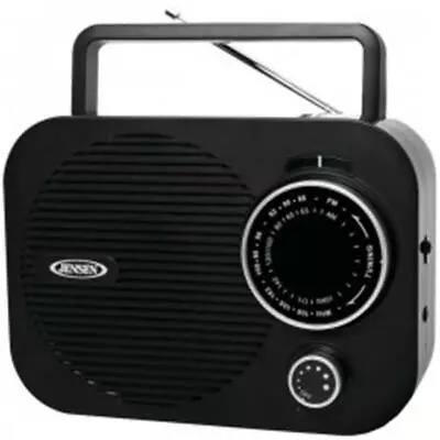 Jensen Mr550Bk Blk Portable Am Fm Radio With Auxillary Input • $37.70