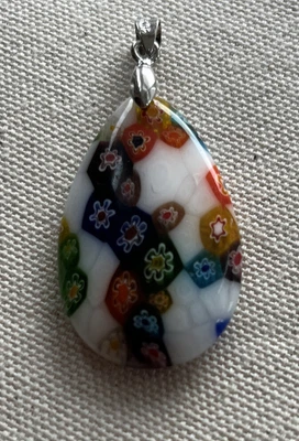 £1.25 • Buy Large Glass Beads Pendant - New (#04)