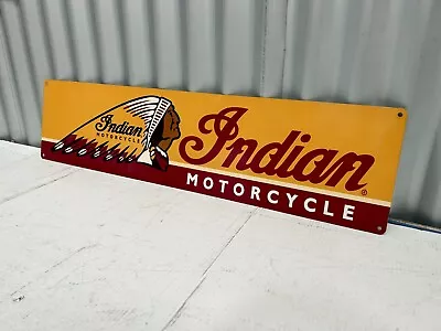 INDIAN MOTORCYCLE HEAVY DUTY SIGN 800 Mm X 200 Mm • $89.99