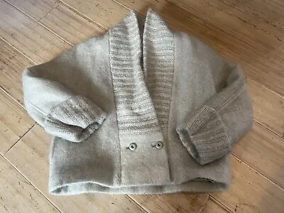 Donegal Womens Jacket Large (see Measurements) Mohair Wool Coat Made In Ireland • $67