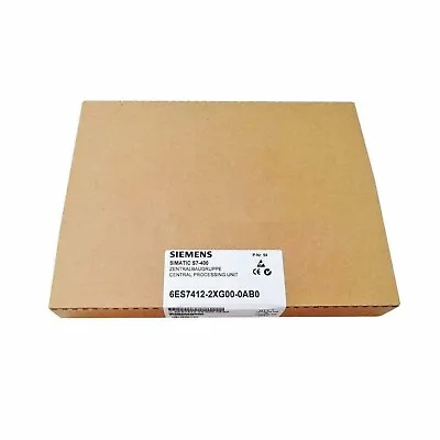 New Siemens 6ES7412-2XG00-0AB0 6ES74122XG000AB0 SIMATIC S7-400 CPU 412-2 • $707.22