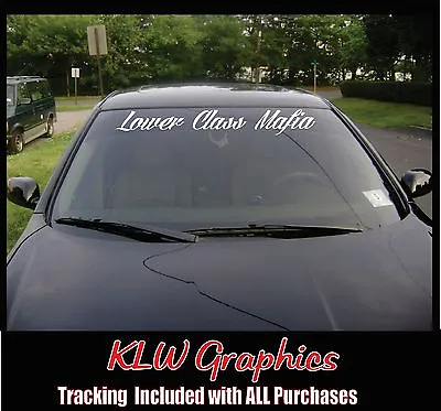 Lower Class Mafia Decal Car VW DUB Euro Diesel Truck Funny JDM Bagged Crew Cab • $12.59