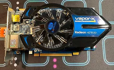 Sapphire Ati Radeon Hd 5770 Vapor-x 1gb Gddr5 Pci-e X16 • $27.95