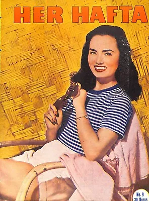 ANN BLYTH Cover Magazine 1947 Turkish  Middle East Magazine • $30