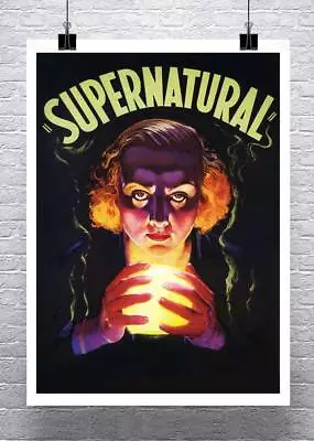 Supernatural Mysterious Fortune Teller Vintage Poster Paper Giclee 24x32 In. • $55.03