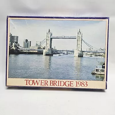 Vintage Tower Bridge 1983 Double Sided Jigsaw - 1000 Pieces - New Ripped Sealed • $8.24