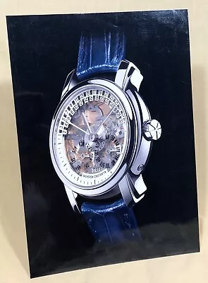 $61.65 • Buy VACHERON CONSTANTIN Brochure Leaflet Malte Perpetual Calendar Openface Platinum/