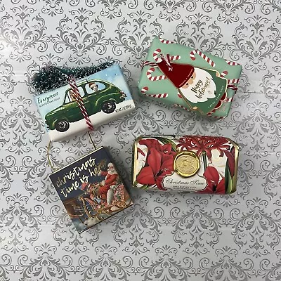 Holiday Season Set Of 4 Christmas Bar Soap Michael Desings Asquit & Somerset • $12.75