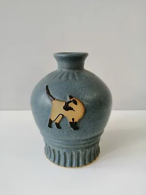 £17 • Buy Sweet Kitty Mick Dixon Grayshott  Studio Pottery Vase