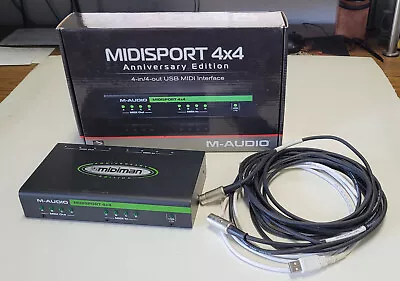 M-Audio Midisport 4x4 Anniversary Edition USB Midi Interface #2 • $99.99