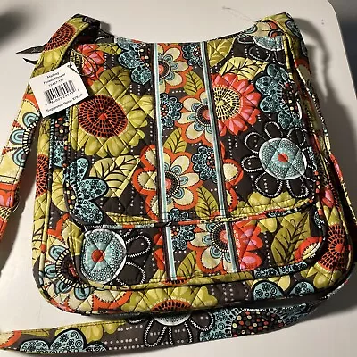 Vera Bradley Mailbag Crossbody Va Va Bloom  Bright Colored Floral 12467-157 • $65