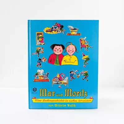 In German: Mar And Moritz A Story In Seven Tricks – Wilhelm Busch Vtg Children's • $20