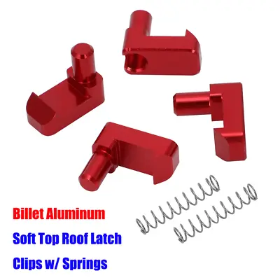 Aluminum For Geo Tracker / Suzuki Sidekick Soft Top Roof Latch Clips + Springs • $14.99