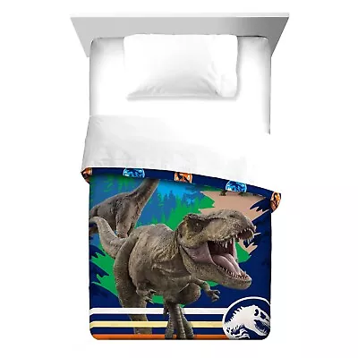 Jurassic World Bedding Comforter 2pc Teen Boy's Kid's Bed Set Full Twin • $68.99