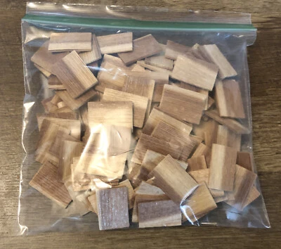 $7.02 • Buy Two-Toned SHINGLES Doll House 100 Pc Raw Material Wood Roofing Craft Project