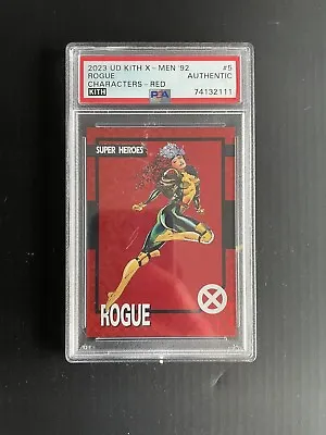 KITH Marvel X-Men PSA Card #5 Rogue 1/100 Hologram Upper Deck • $275