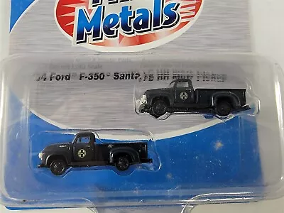 Mini Metals N Scale 1954 Ford F-150 Santa Fe RR MOW Pickup Trucks • $24.95