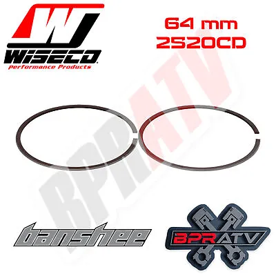 Banshee 350 65.00 Mm Bore Wiseco Piston Rings Rebuild Set 2559CD 1 (Set Of One) • $32.40
