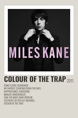 Miles Kane Colour Of The Trap A3 Print Poster CD.  • £16.99