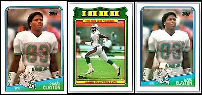 (3) 1988  Mark Clayton  Lot • $3.49