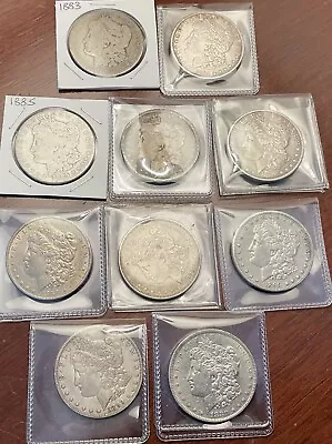 Morgan Silver Dollar Lot Of 10 • $306