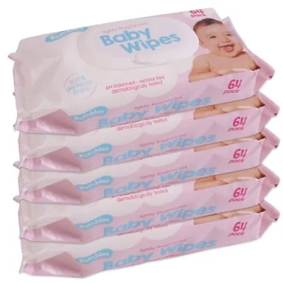 320x FRAGRANCED BABY WIPES Lightly Scented Wet Tissue Nappy Diaper Changing UK • £9.04