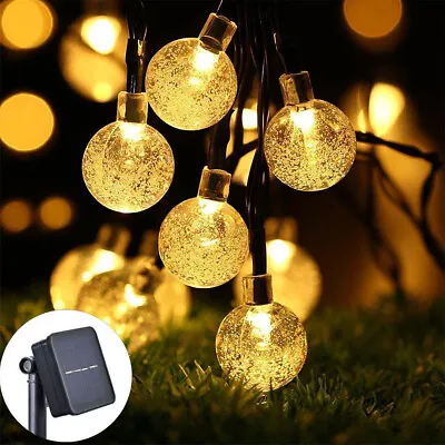 Solar String Lights Outdoor 50 Pieces LED 23ft Gazebo Lights Solar Powered • $13.49