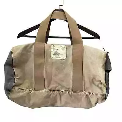 Mens Military GYM American Eagle Outfitters Luggage Bag Vintage Duffle Canvas • $84