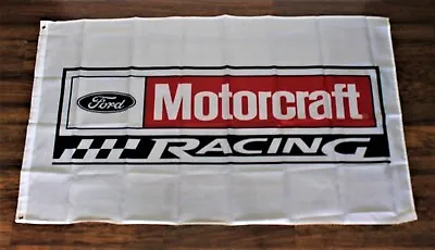 Ford Motorcraft Racing Banner Flag Garage Man Cave Motorsports Race Mechanic Yy • $12.95